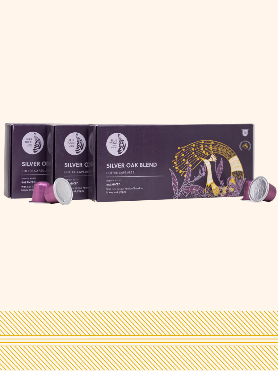 Silver Oak Blend - Coffee Capsules Pack of 10
