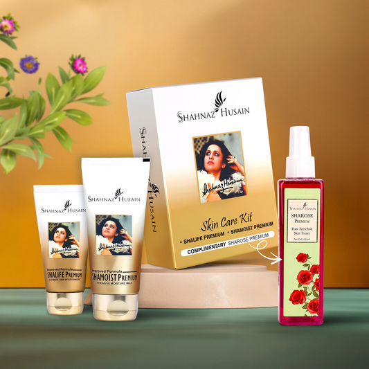 Skincare Kit Premium  (Shalife Premium 60gm + Shamoist Premium 100gm) - Free Sharose Premium 100ml  Worth Rs. 385 160g