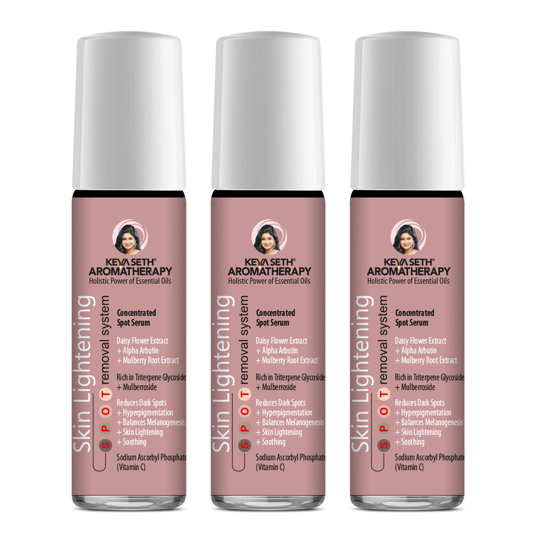 Skin Lightening Spot Serum, Daisy Flower + Alpha Arbutin + Mulberry Root, Dark Spots & Brightening, Hyperpigmentation, with Sodium Ascorbyl Phosphate 8ml
