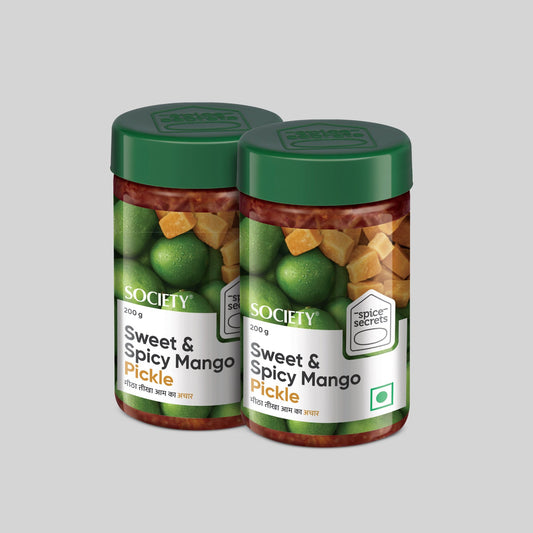 Sweet & Spicy Mango Pickle - Pack of 2 200 g x 2