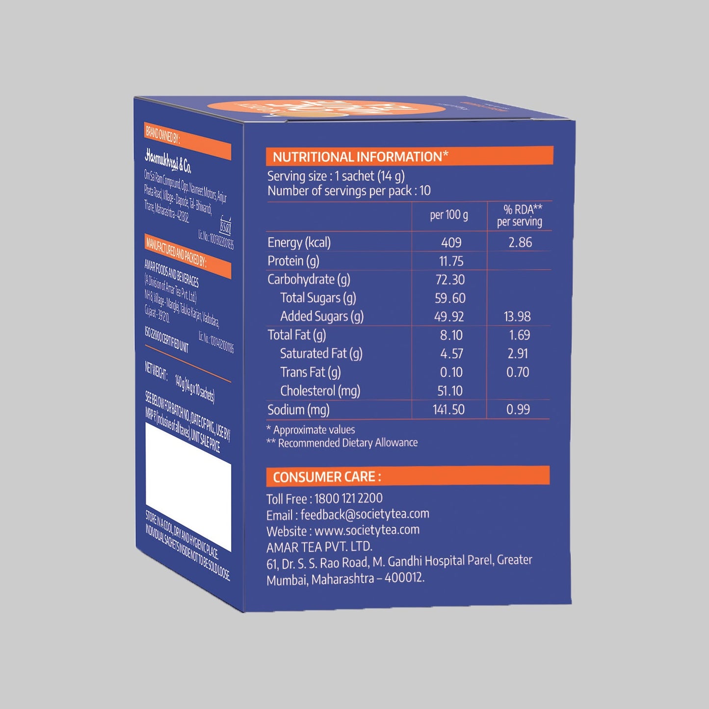 Society OMT Masala Premix 14 g x 24 Sachets