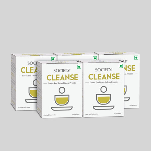 Cleanse Green Tea Detox Kahwa Premix - Pack of 5 50 g x 5
