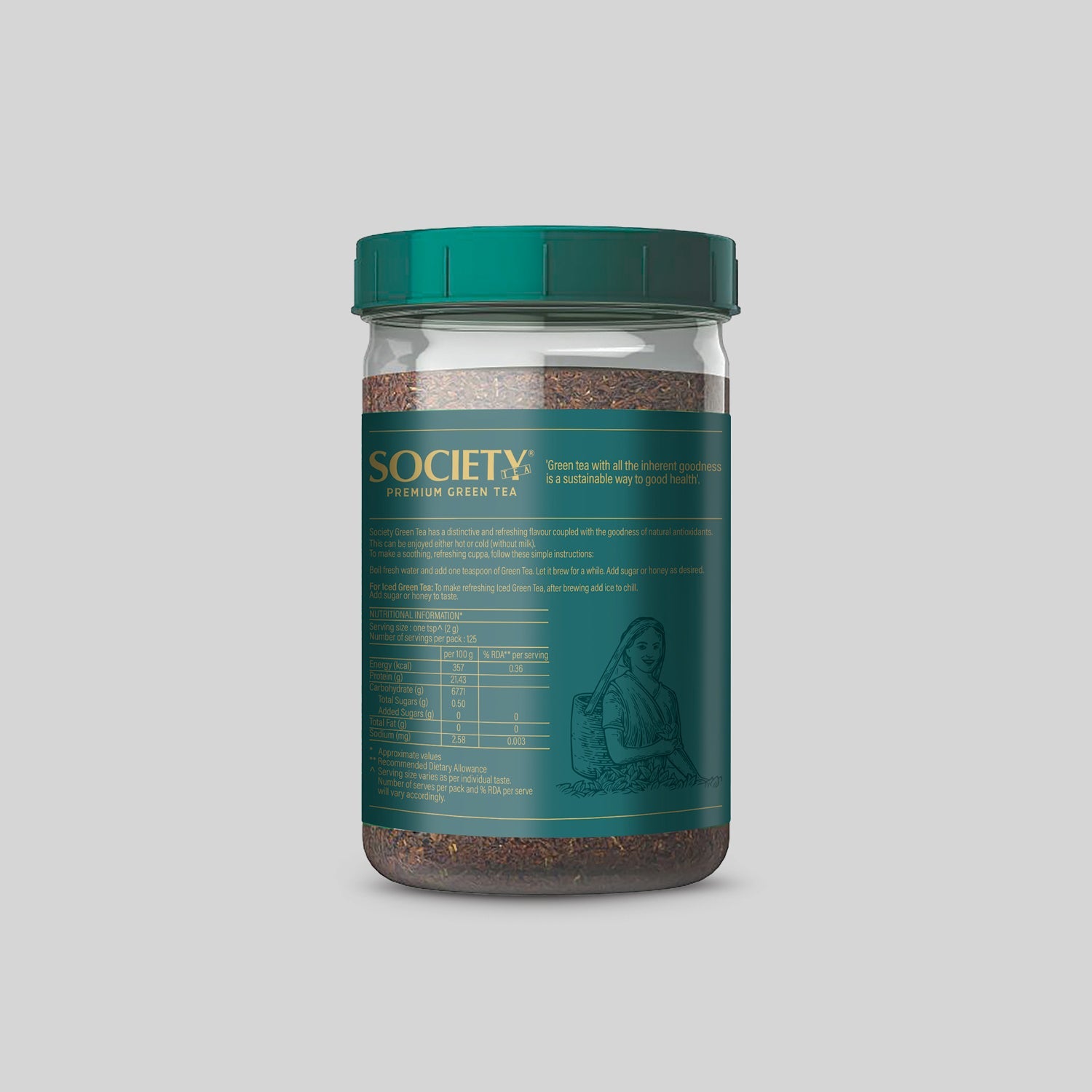 Premium Green Tea - Pack of 3 250 g x 3
