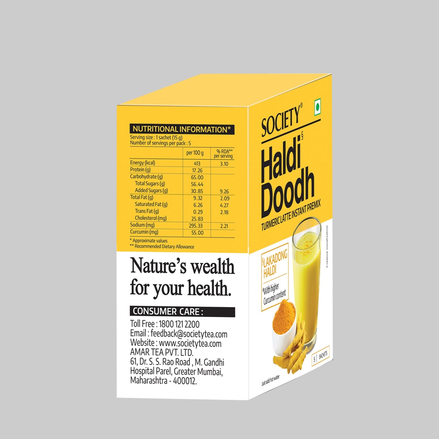 Haldi Doodh - Pack of 4 75 g x 4
