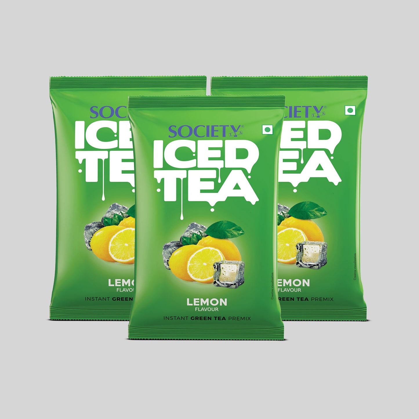 Society Iced Premix Tea Lemon Green Pouch 100 g x 3