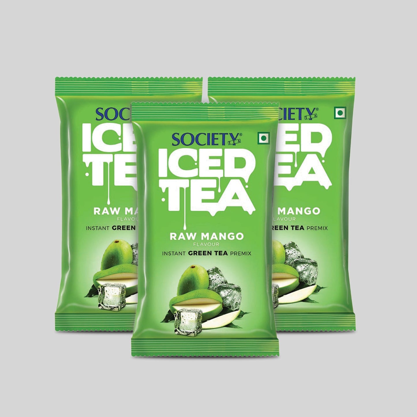 Society Iced Premix Tea Raw Mango Pouch 100 g x 3