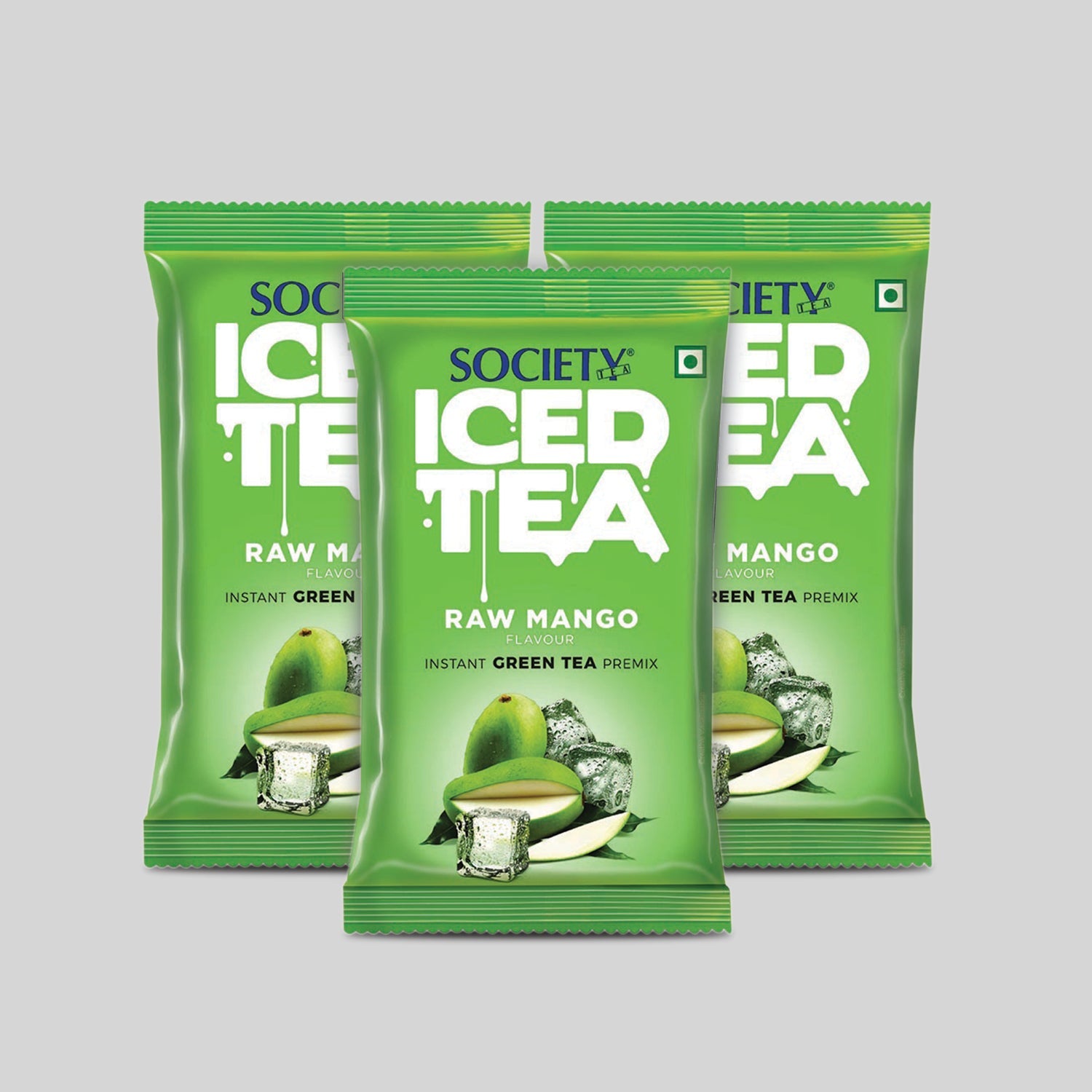 Society Iced Premix Tea Raw Mango Pouch 100 g x 3