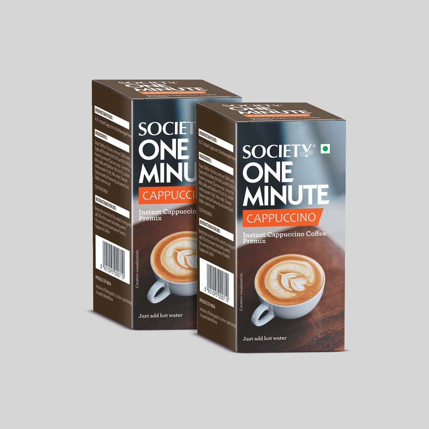 Cappuccino Premix Mono Carton - Pack of 2 100 g x 2