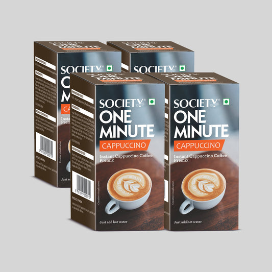 Cappuccino Premix Mono Carton - Pack of 4 100 g x 4