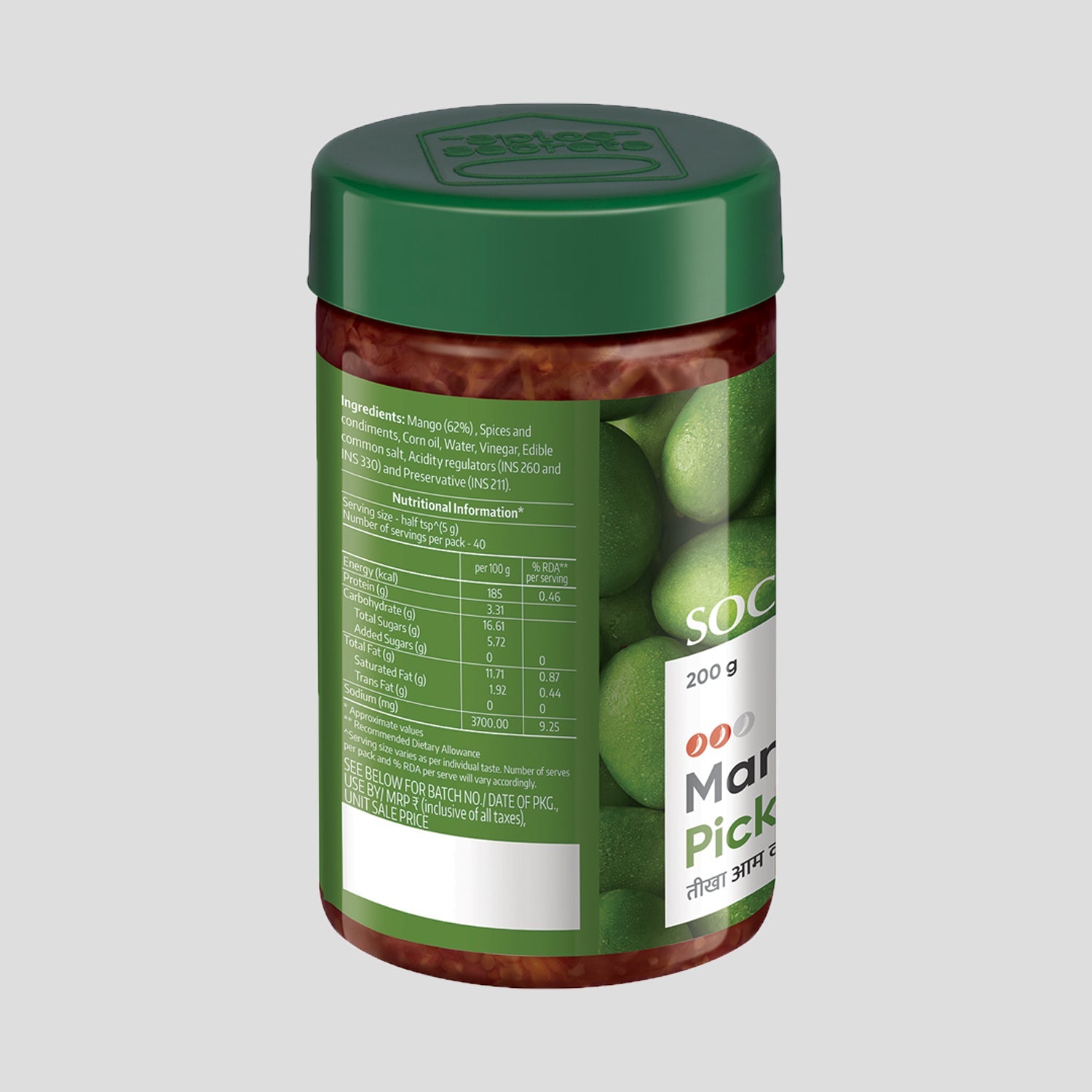 Society Spicy Mango Pickle Jar 400g