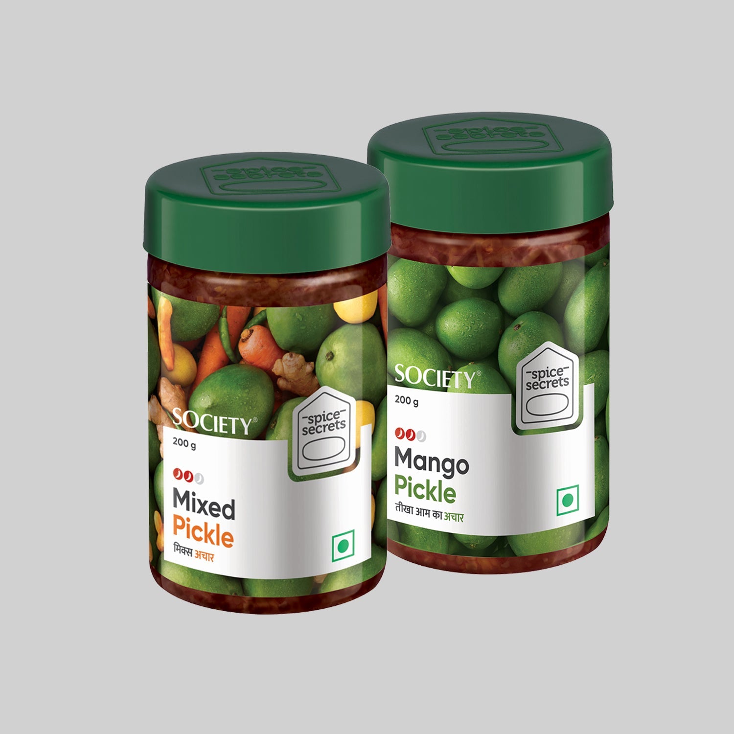Society Spicy Mango Pickle  + Society Mixed Pickle 200 g x 2
