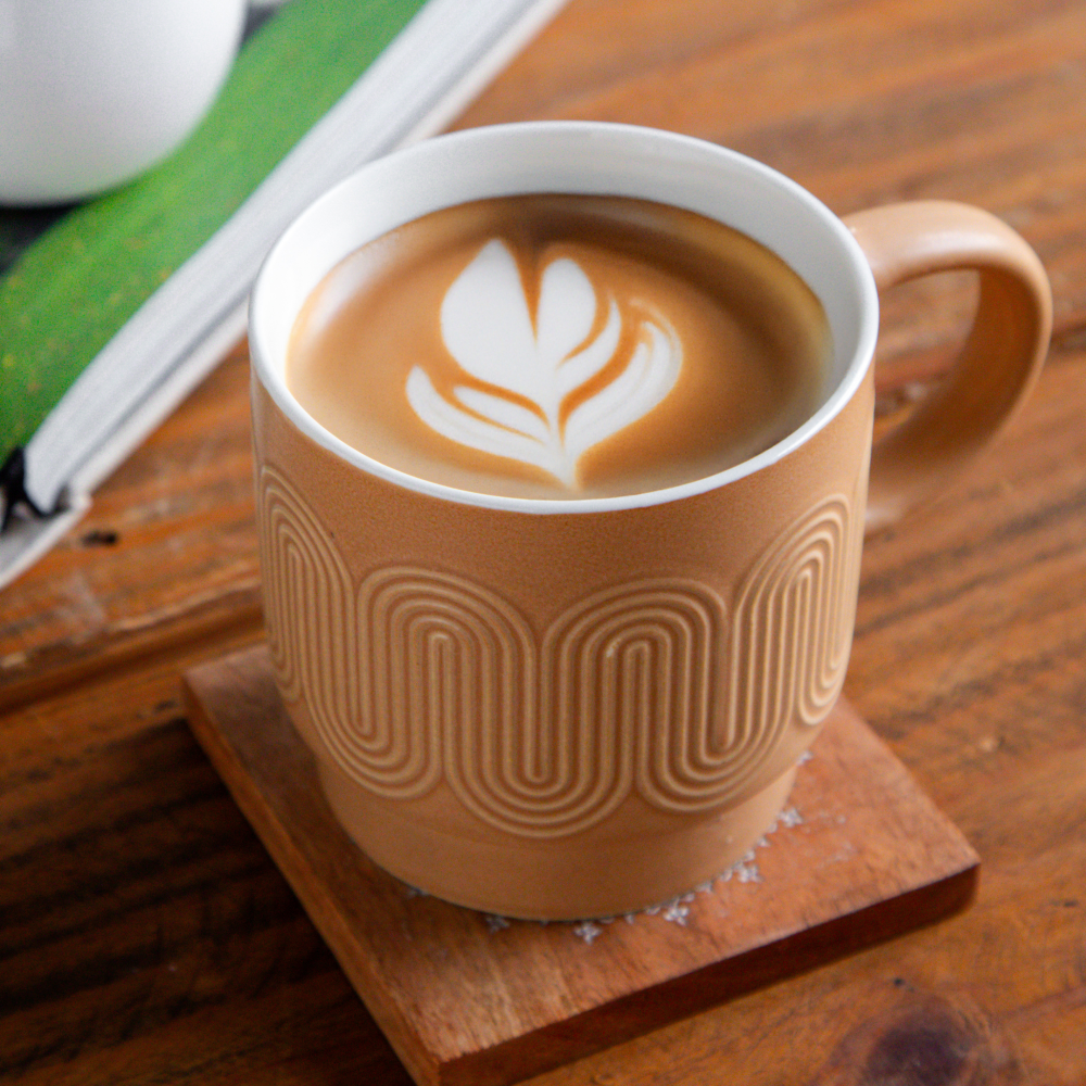 Waveform Collection Amber Drift Coffee Mug (Set of 2) – 380 ml 380ml