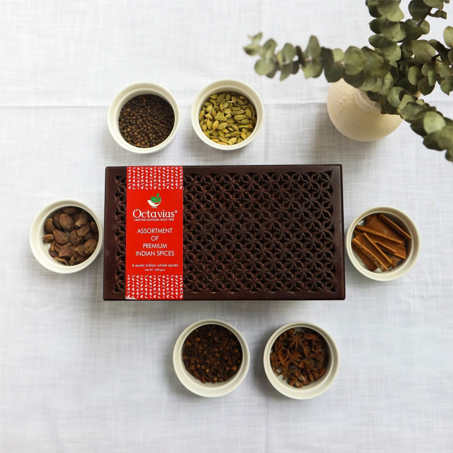 Indian Spice Collection-6 Assorted Indian Whole Spices 1200g