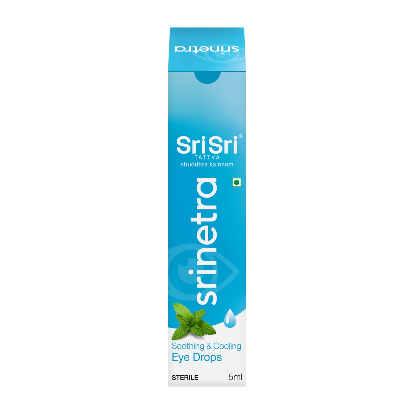 Srinetra Eye Drops - Soothing & Cooling | Protects Eyes From Dust, Pollution & Dirt | 5 ml 5ml