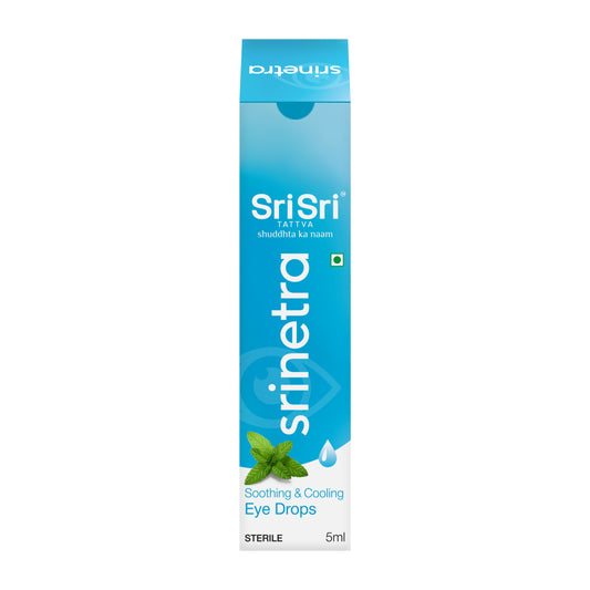 Srinetra Eye Drops - Soothing & Cooling | Protects Eyes From Dust, Pollution & Dirt | 5 ml 5ml