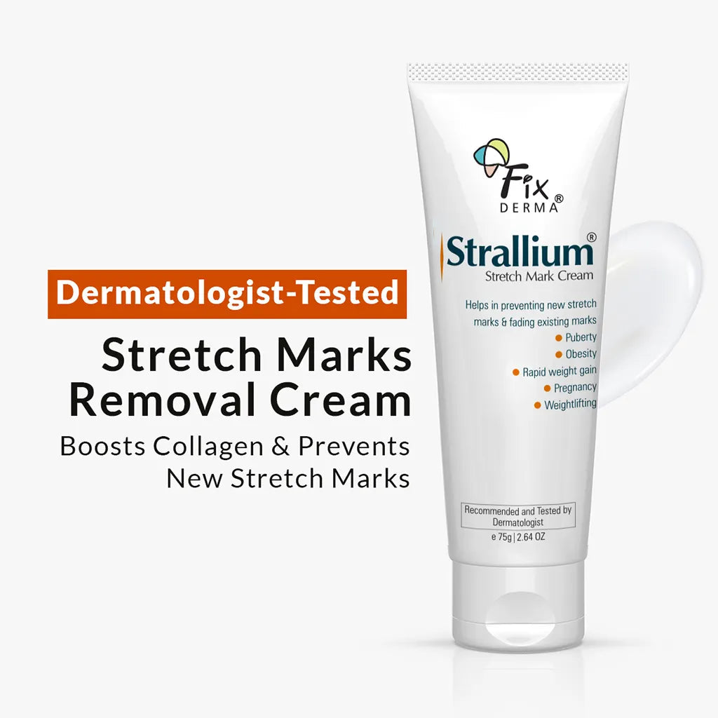 【Fixderma】 Strallium Stretch Marks Cream｜ストラリウム ストレッチマーク クリーム｜75g