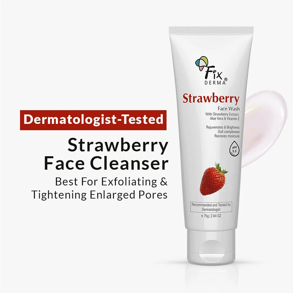【Fixderma】 Strawberry Face Wash｜ストロベリー フェイスウォッシュ｜75g