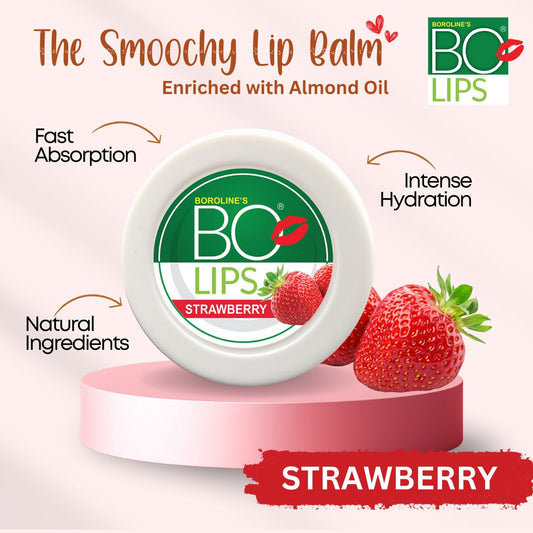 Bo Lips Nourishing Lip Balm | Strawberry Flavour