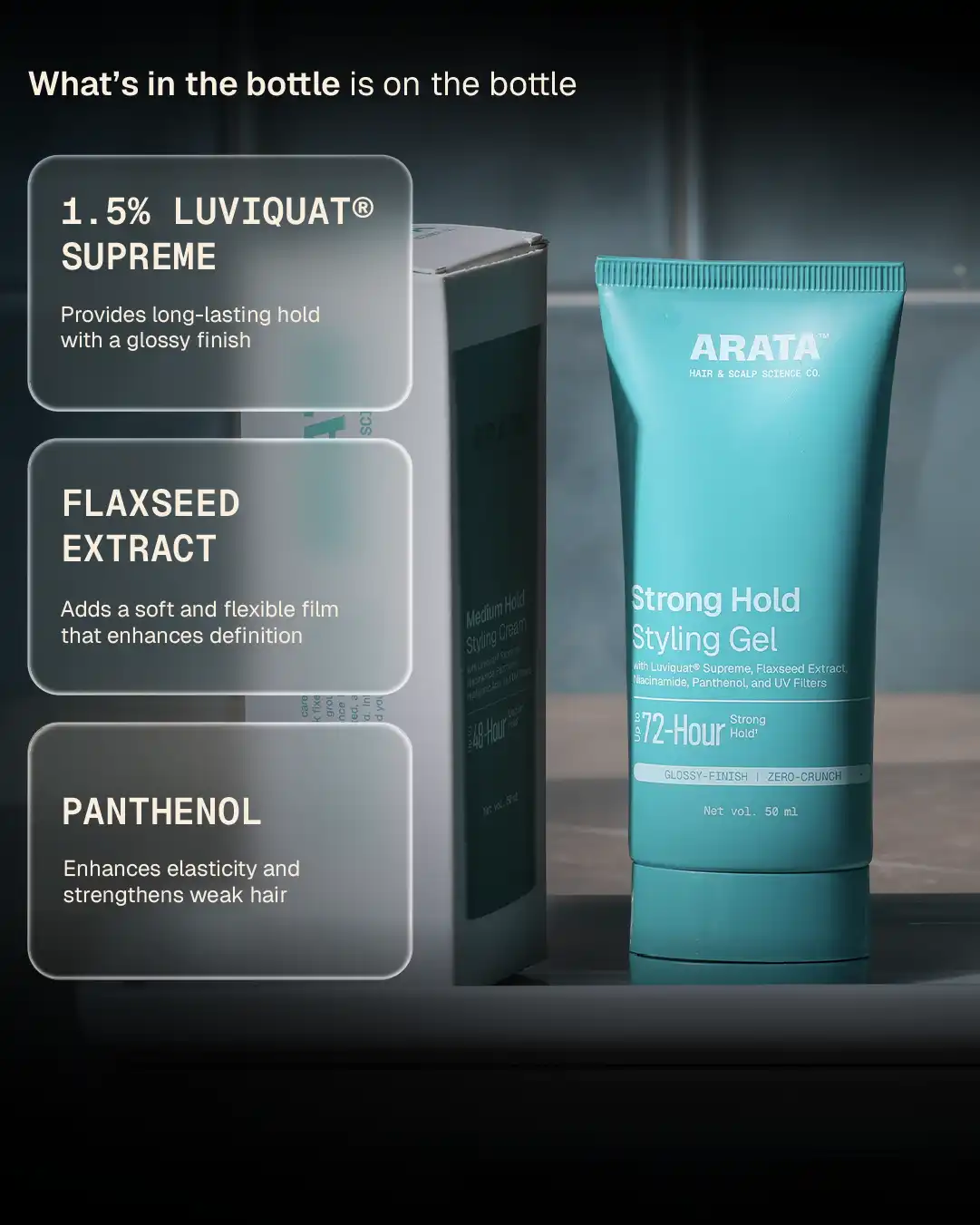 Strong Hold Styling Gel - 50 ml 50 ml