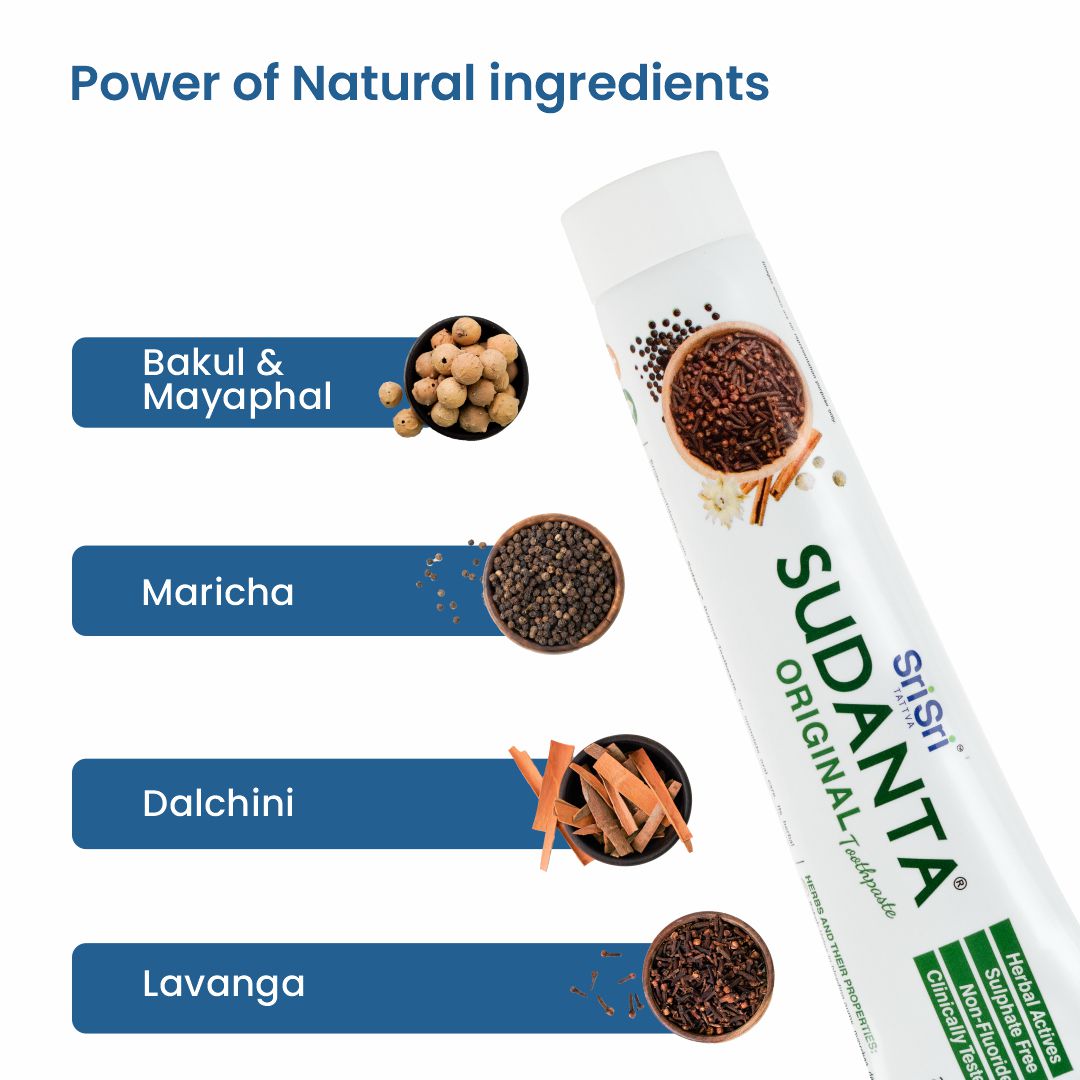 Sudanta Original Toothpaste | Non - Fluoride | 100% Vegetarian | 200 g 200g