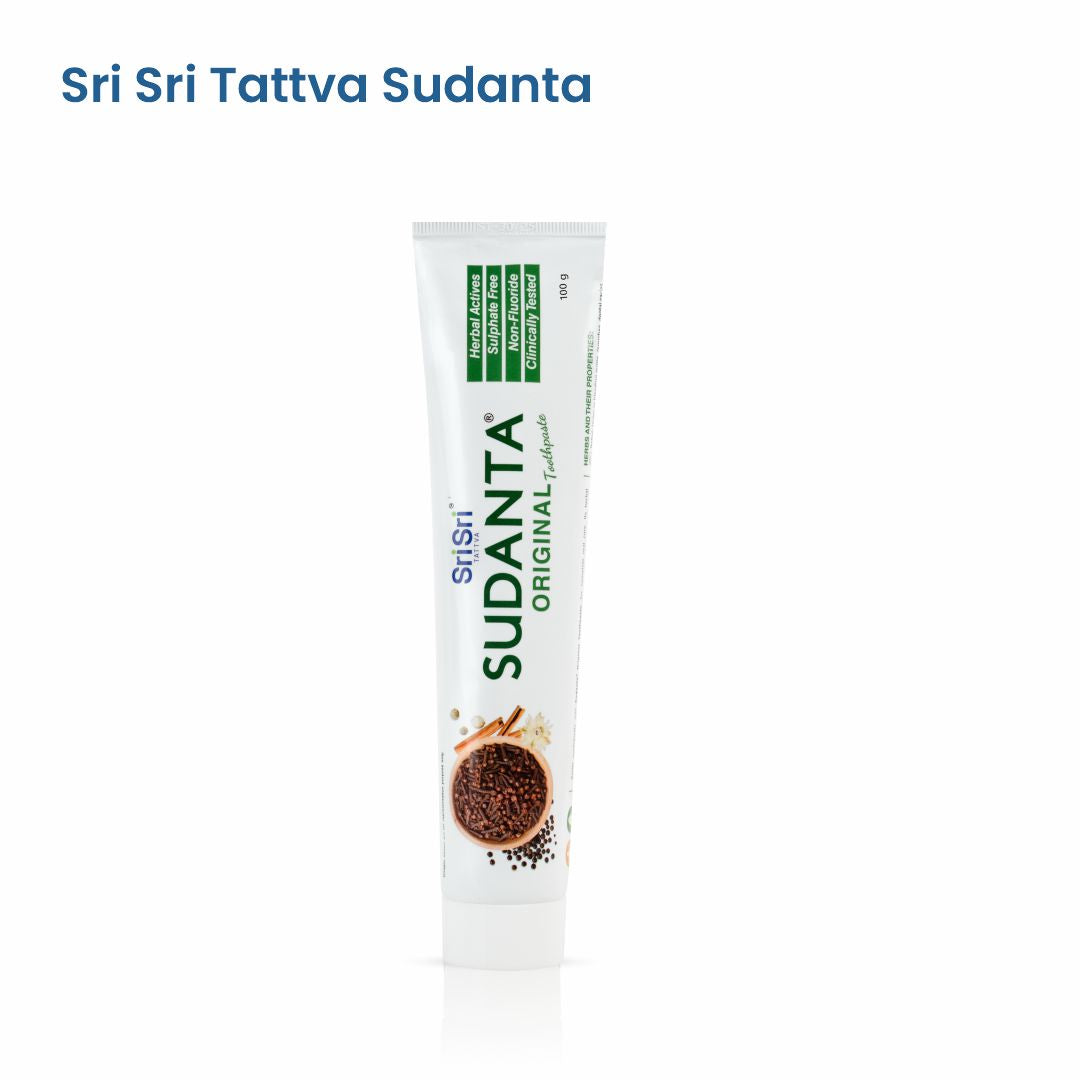 Sudanta Original Toothpaste -  Non - Fluoride - 100% Vegetarian, 100 g 100g