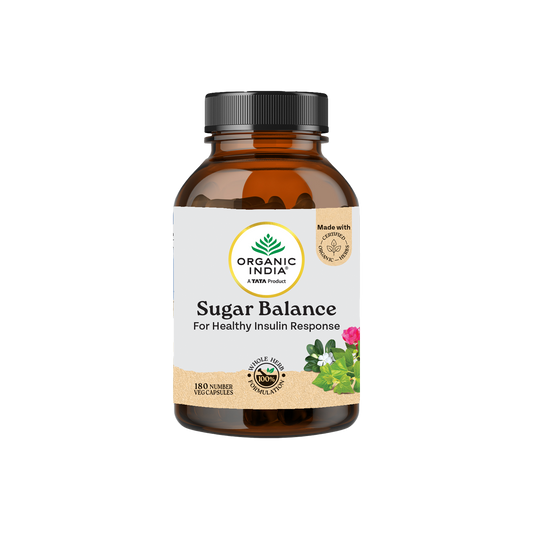 【Organic India】 Sugar Balance Capsules｜シュガーバランス カプセル｜180 Capsules
