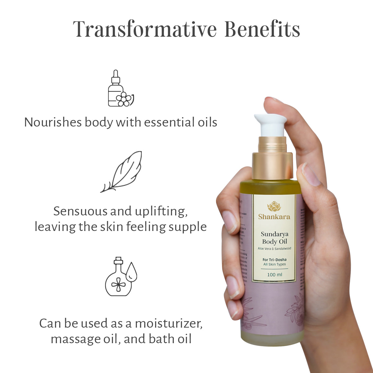 Sundarya Body Oil, by Shankara - 100 ml 100ml