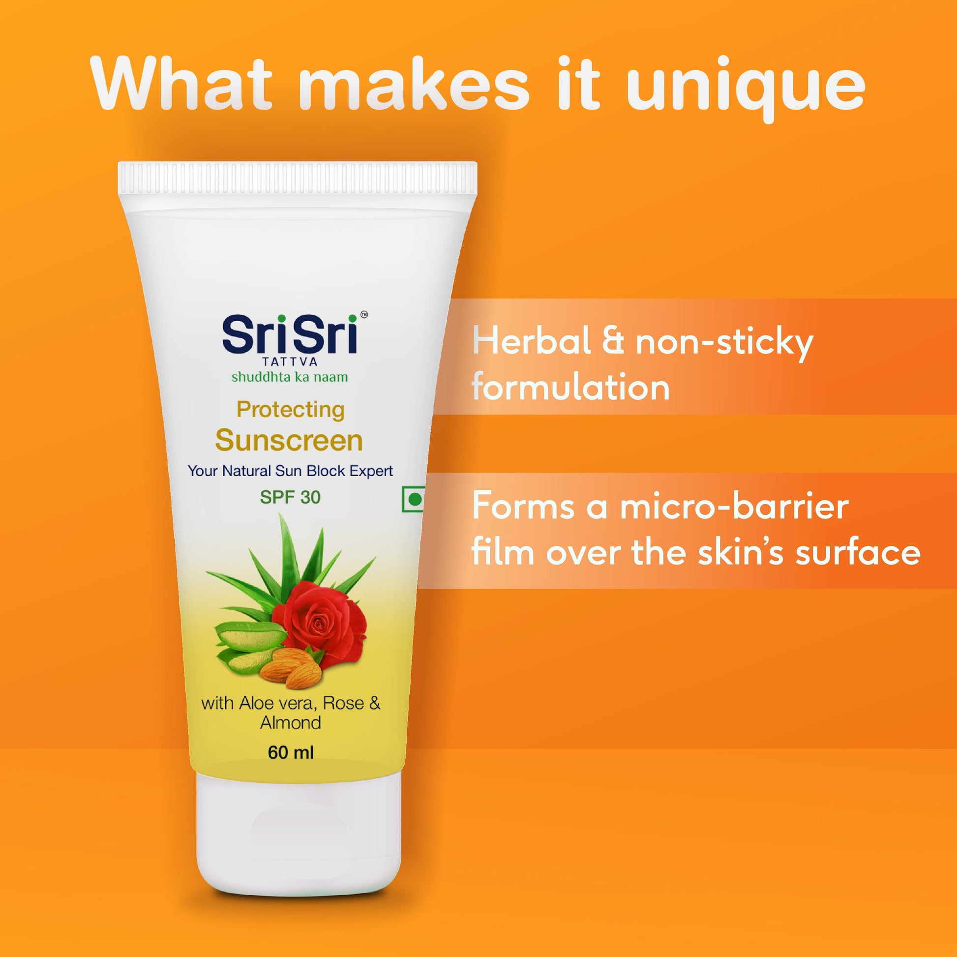 Protecting Sunscreen Cream - Natural Sun Block Expert, 60 ml 60ml