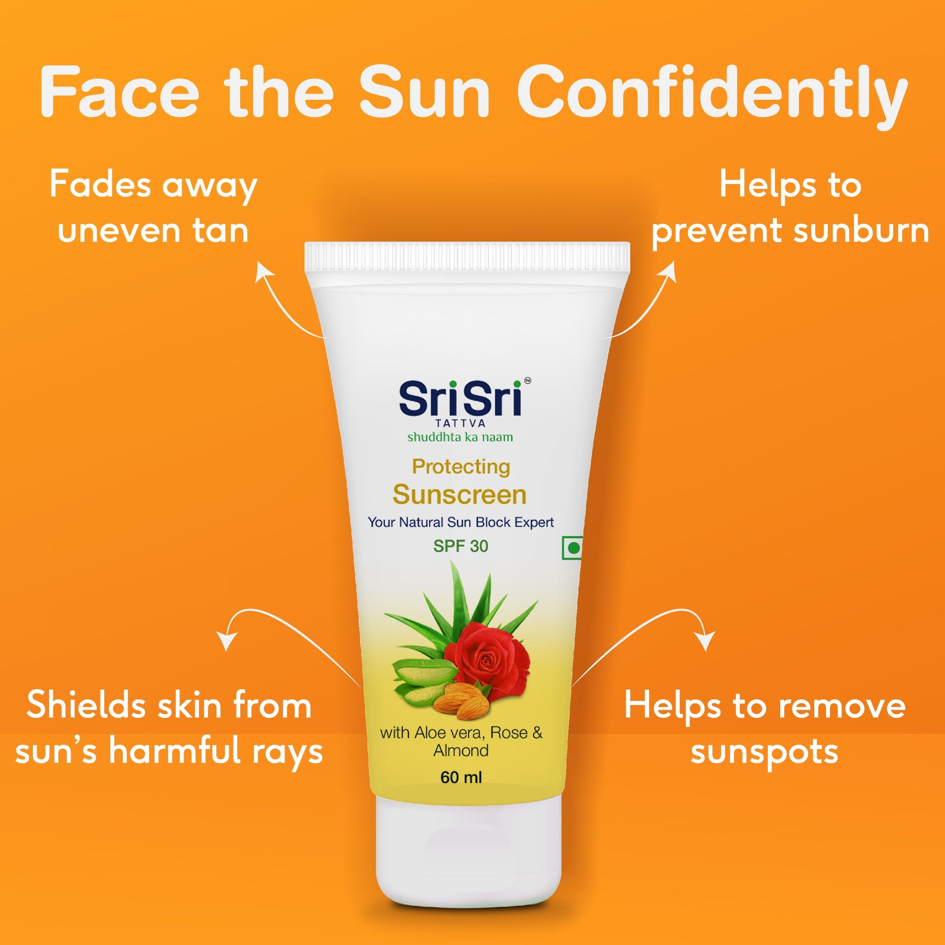 Protecting Sunscreen Cream - Natural Sun Block Expert, 60 ml 60ml