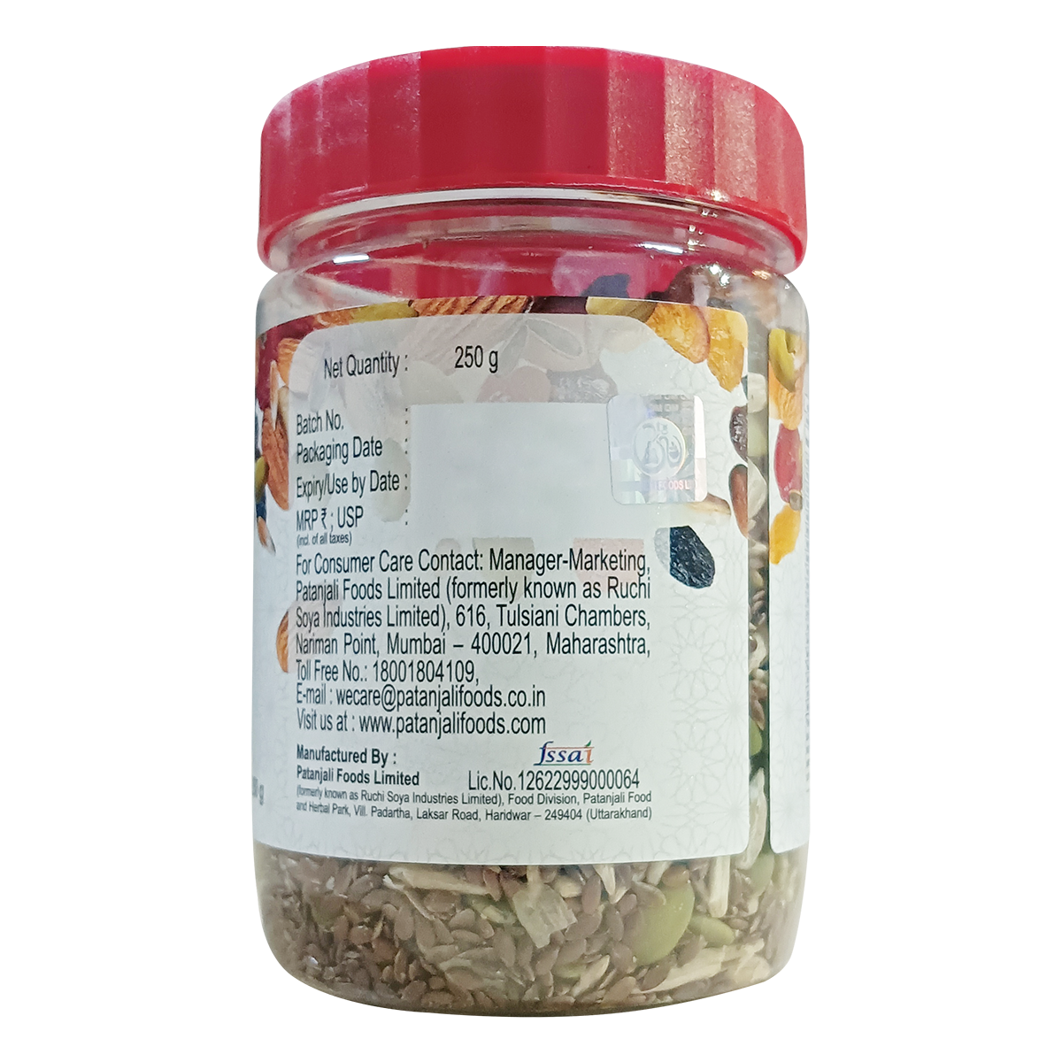 Mix Dry Fruits With Berries & Seed 250g