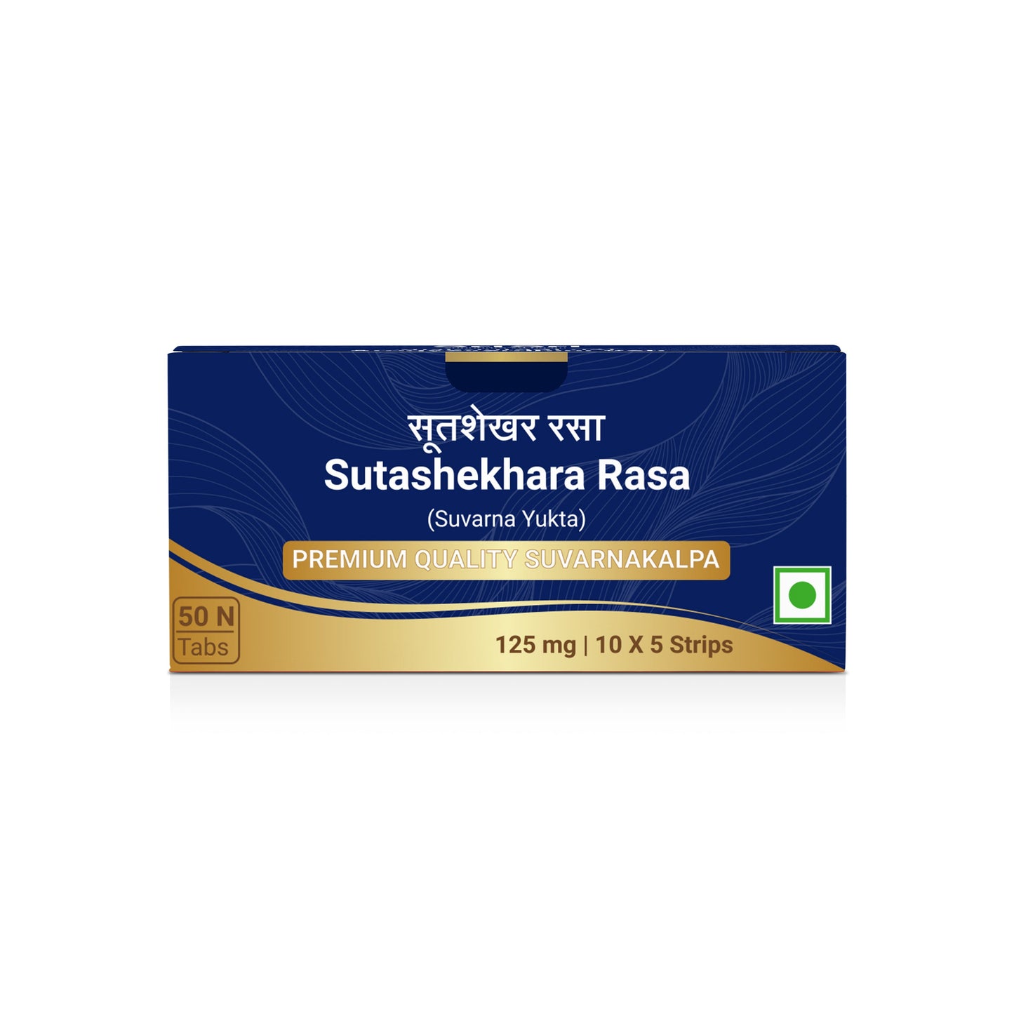 【Sri Sri Tattva】 Sutashekhara Rasa (Suvarna Yukta) Tablets｜ スータシェーカラ・ラサ（スヴァルナ・ユクタ）錠｜ 10錠（1ストリップ）