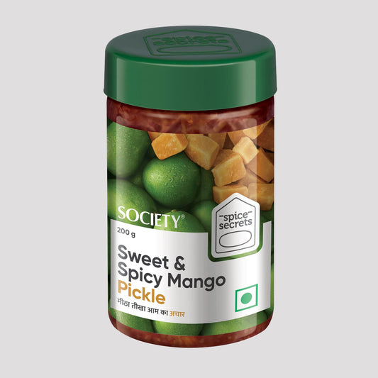 【Society Tea】 Society Sweet & Spicy Mango Pickle Jar｜スイート＆スパイシーマンゴーピクル ジャー｜200 g
