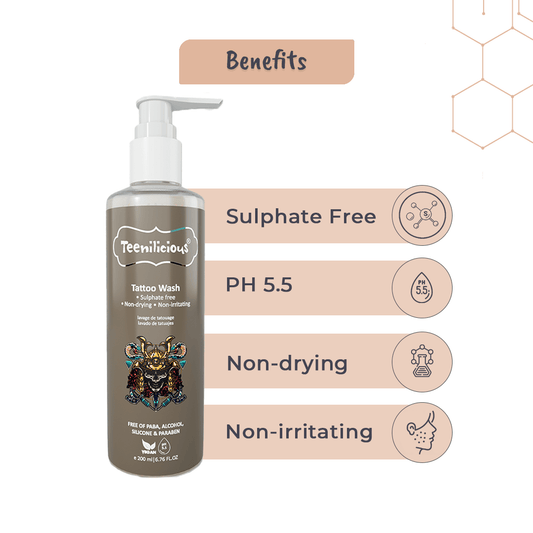 Teenilicious Tattoo Wash - Gentle Tattoo Wash For All Types Of Tattoo