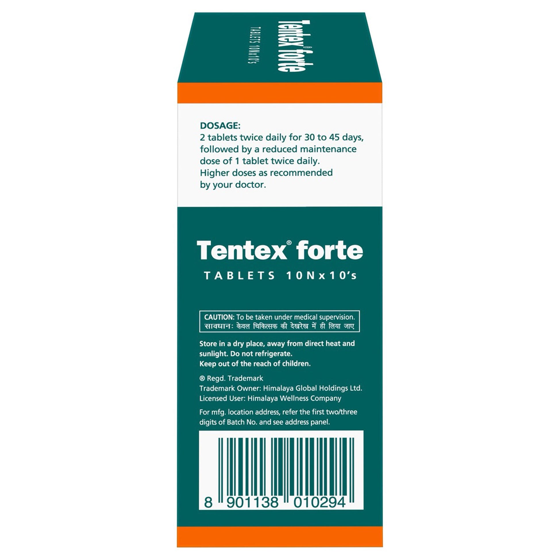 Tentex Forte 1 x 10's Tablets