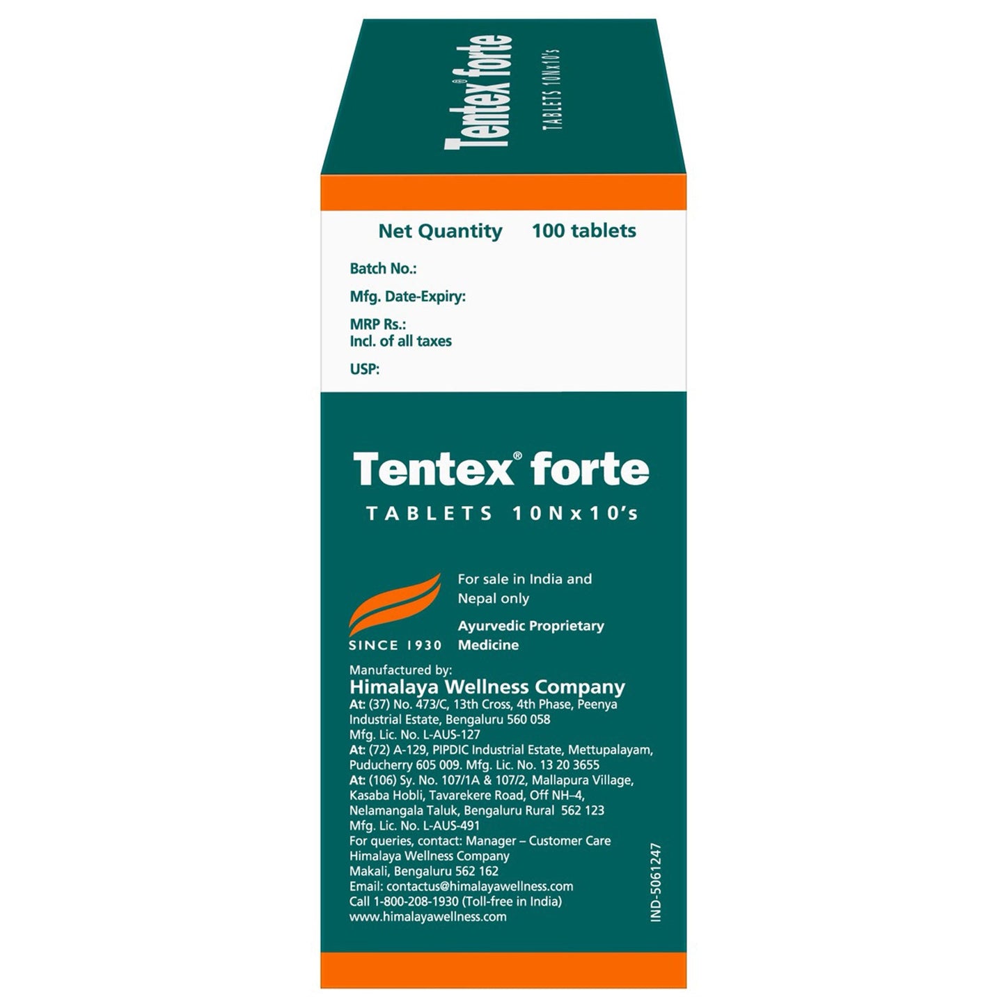 Tentex Forte 1 x 10's Tablets