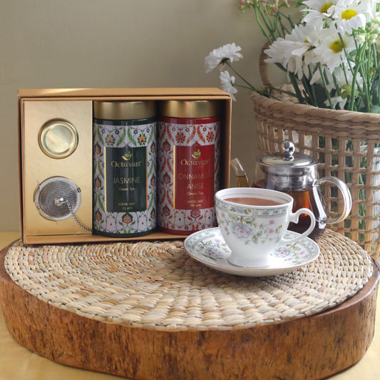 Tea Essentials-Floral Wellness (2 Wellness Green Tea Blends) 950g