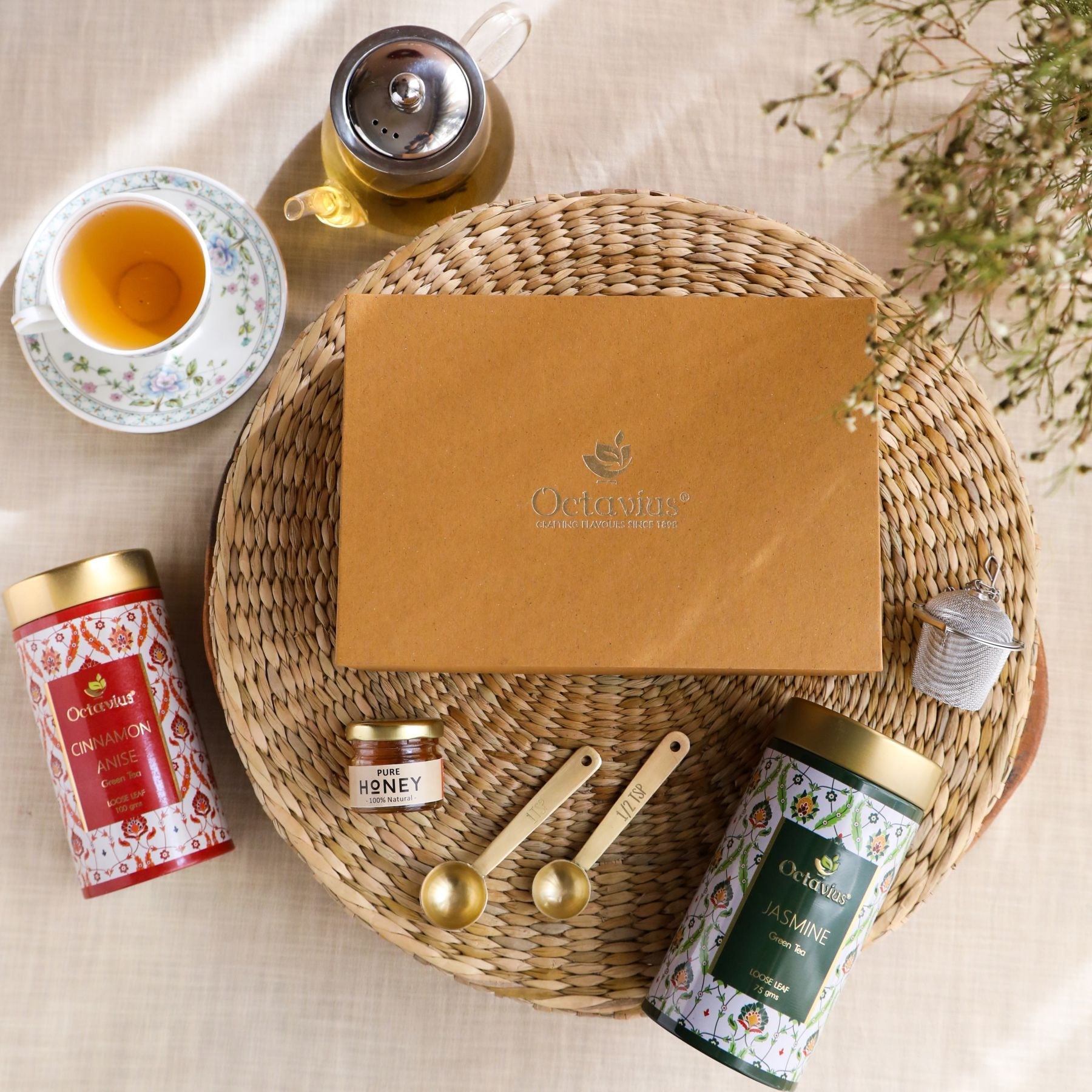 Tea Essentials-Floral Wellness (2 Wellness Green Tea Blends) 950g
