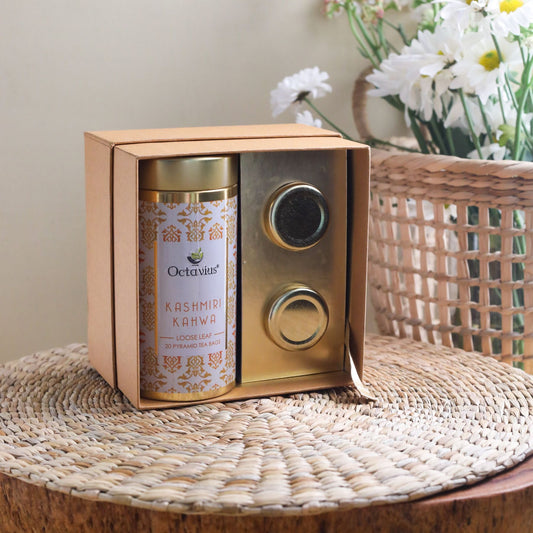 Tea Essentials-Traditional Detox (Kashmiri Kahwa Pyramid Green Tea Bags) 650g