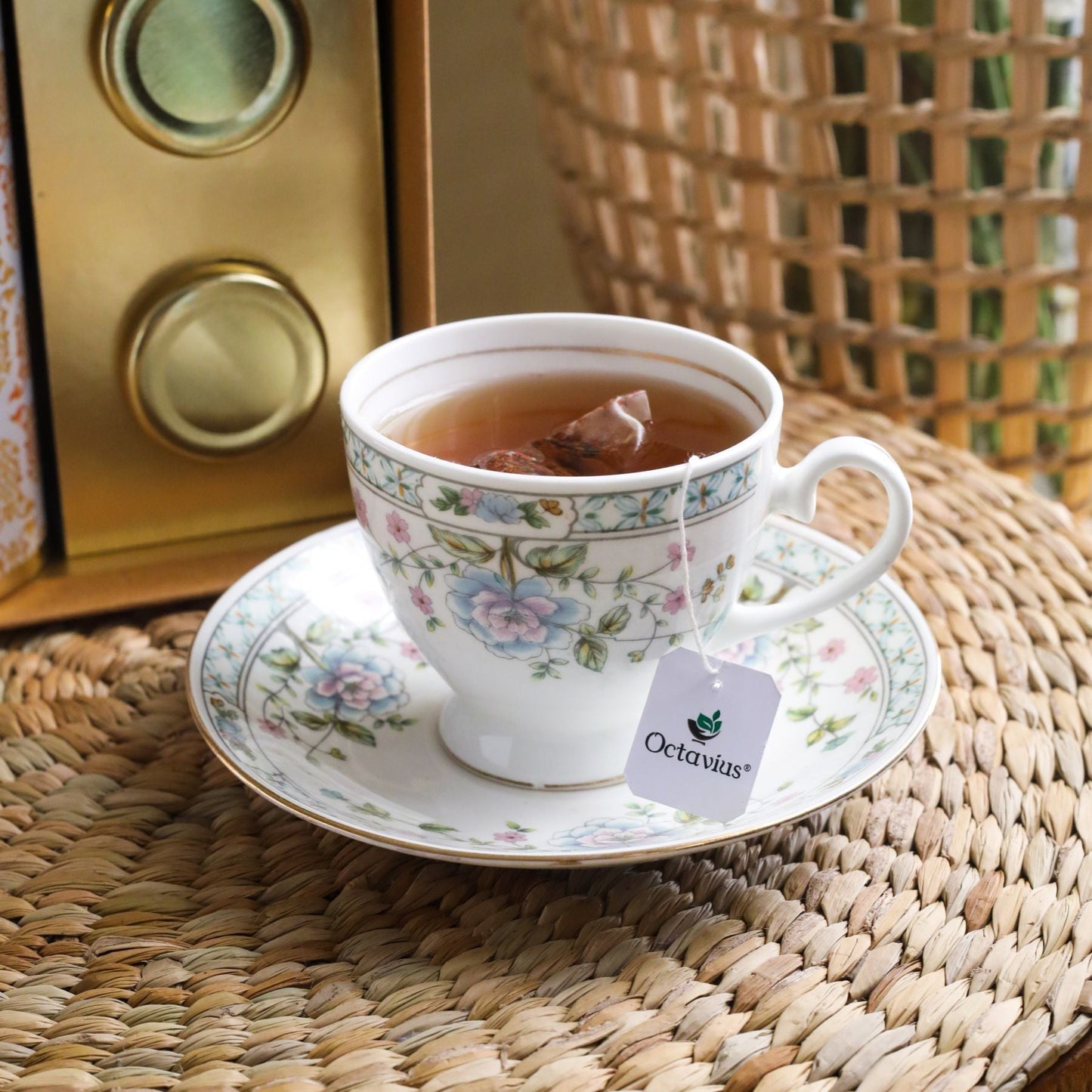 Tea Essentials-Traditional Detox (Kashmiri Kahwa Pyramid Green Tea Bags) 650g