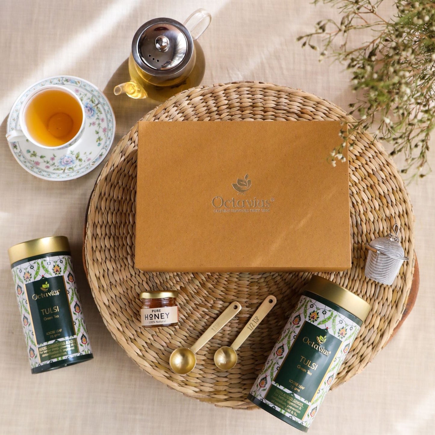 Tea Essentials- Truly Tulsi (2 Tulsi Green Tea Blends) 950g