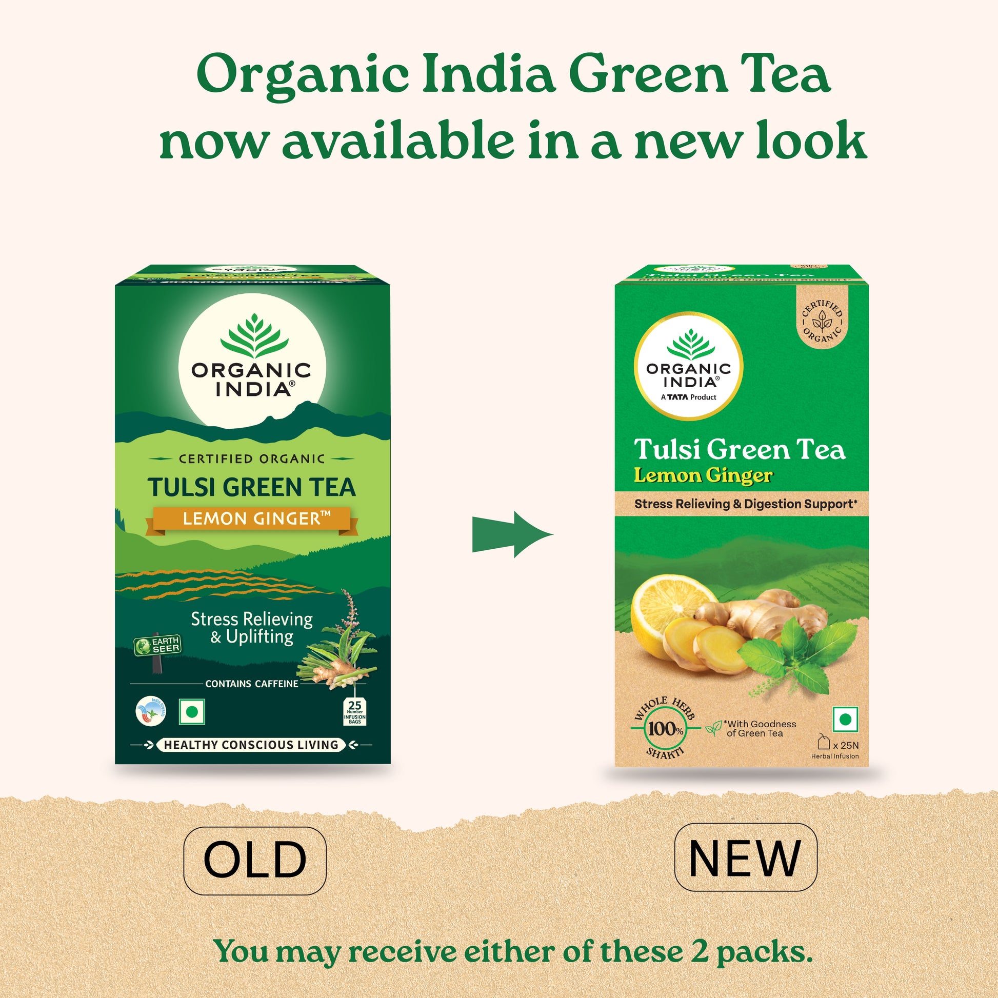 Combo Green Tea Lemon Ginger & Moringa Powder