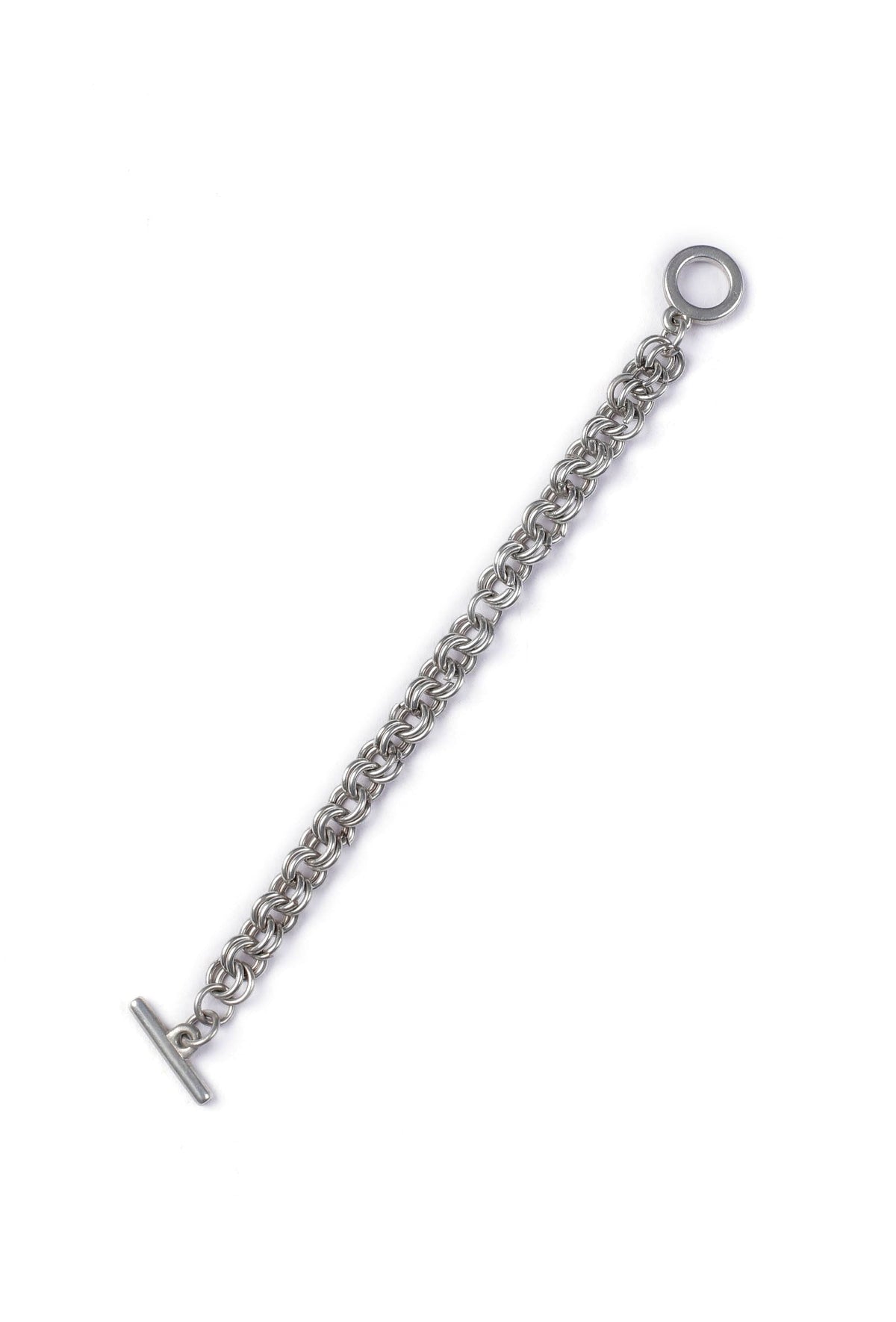 Silver Twisted Chain Bracelet