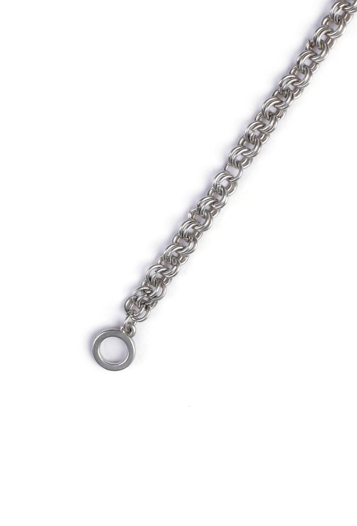 Silver Twisted Chain Bracelet