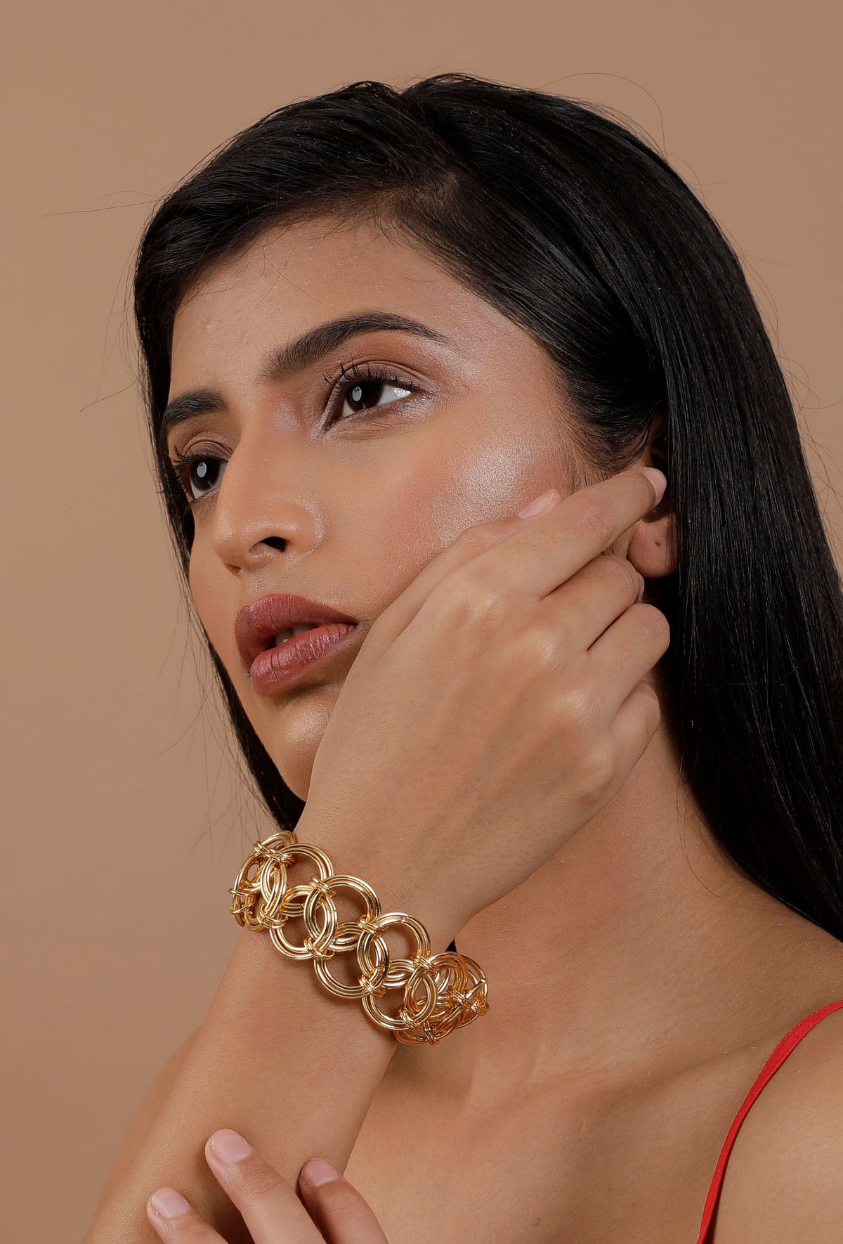 Zahra Copper Chain Bracelet