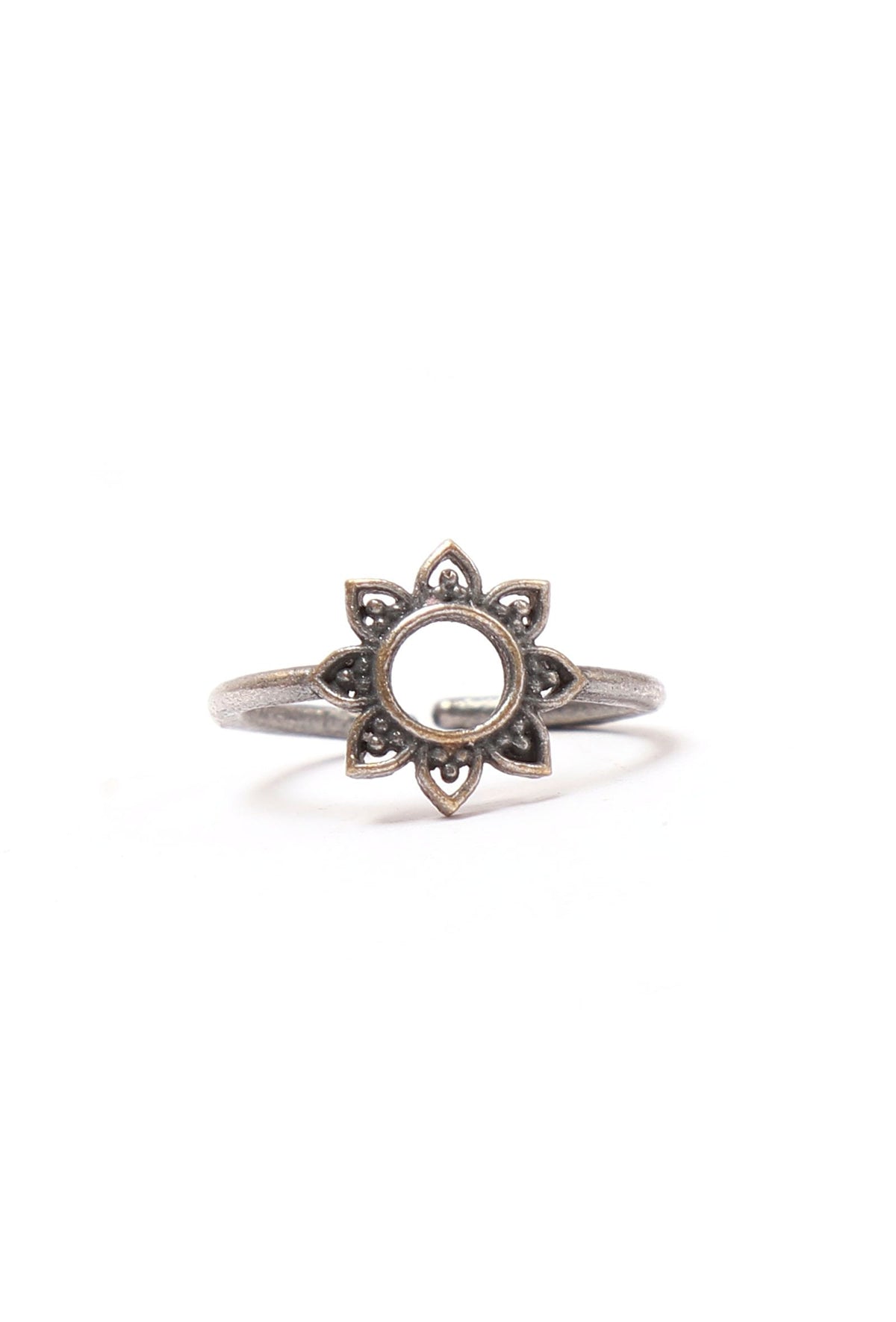 Set of 4: Ama Silver Brass Toering