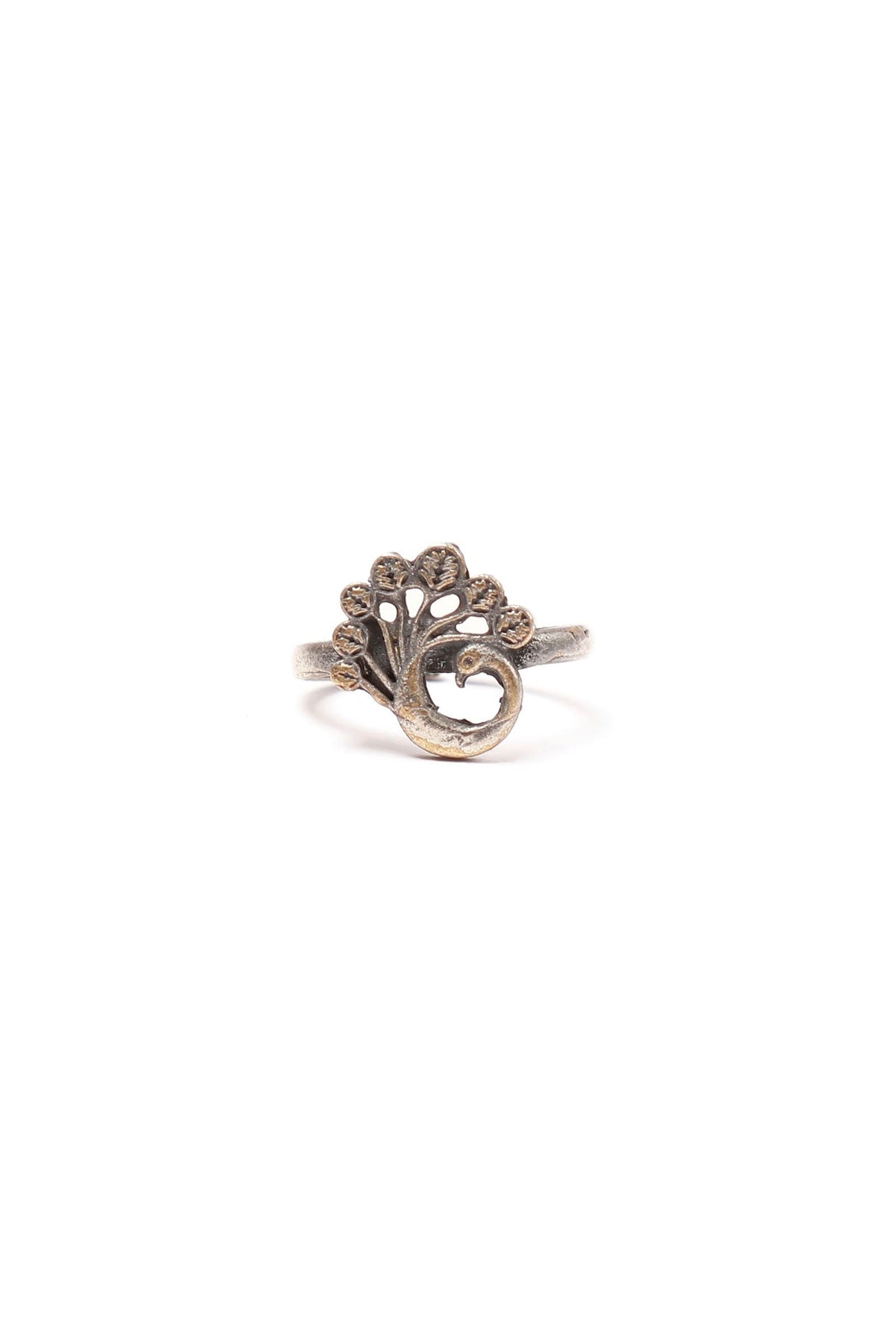 Set of 4: Malvika Silver Brass Toering