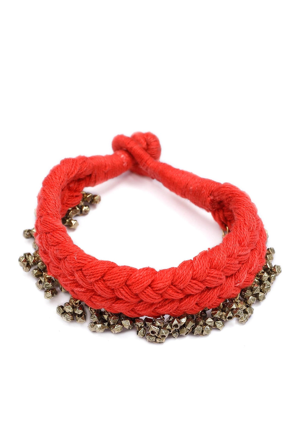 Orange Tribal Anklet