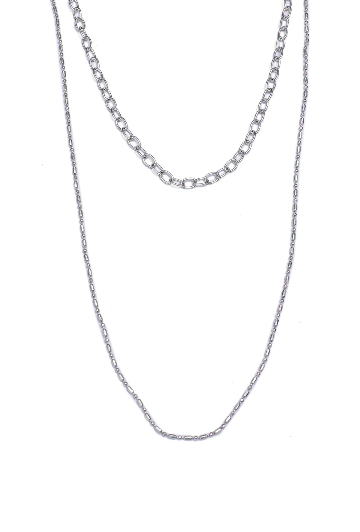 Alice Silver Layered Chain