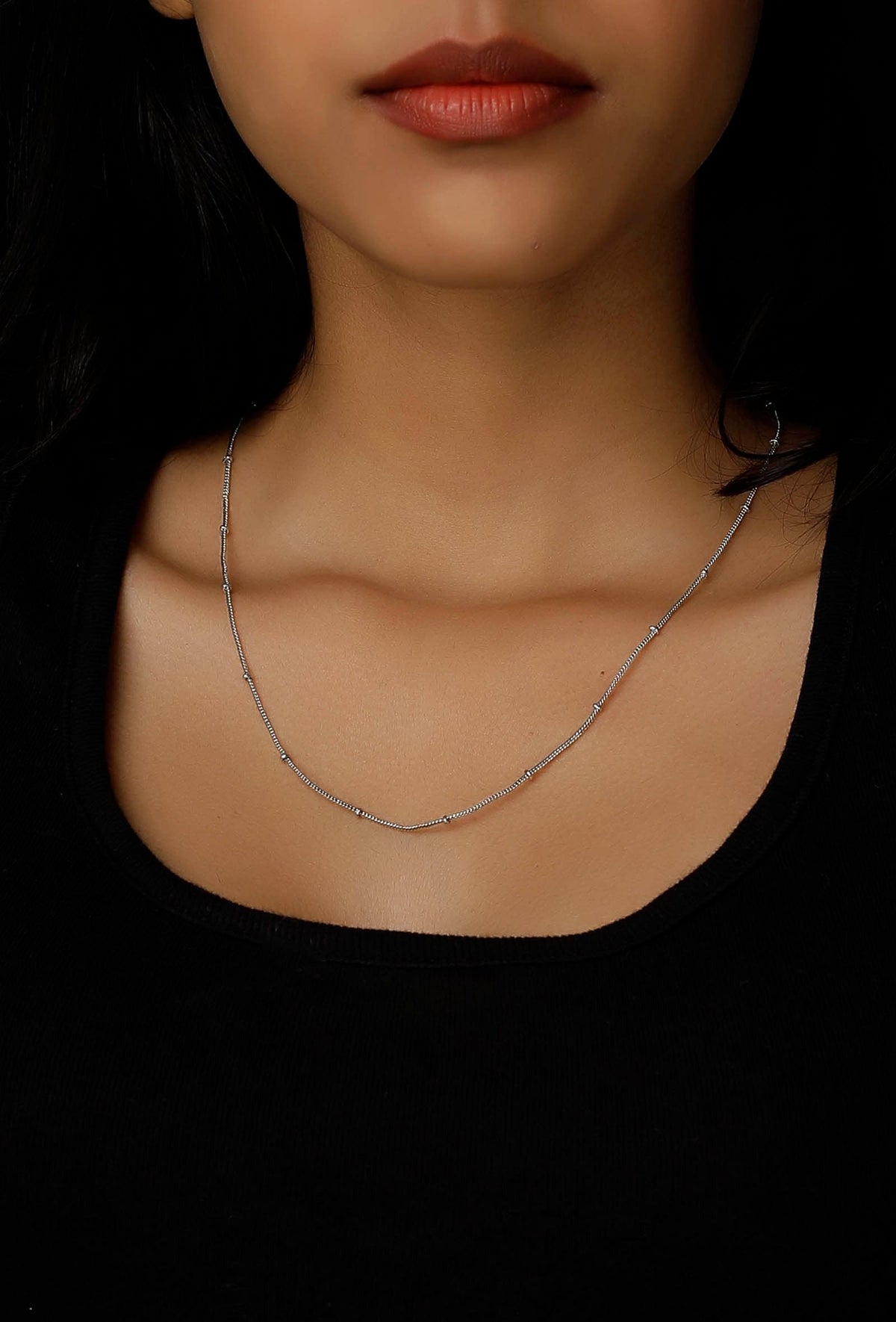 Rosie Silver Layered Chain