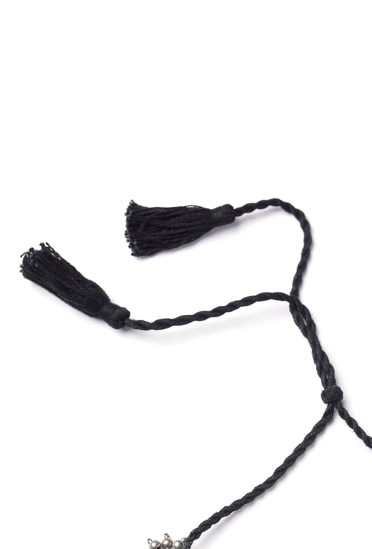 Naghma Black Tribal Ghungroo Necklace